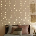 thumbnail image 1 of Merkury Innovations 200-Count Warm White LED Curtain String Lights with Remote, USB-Powered, Indoor Use,  7 ft x 6.2 ft,, 1 of 6