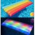 thumbnail image 1 of Merkury Innovations Led Color Changing Light Unisex Pool Raft, Pvc, Multicolor, 68.90", 1 of 1
