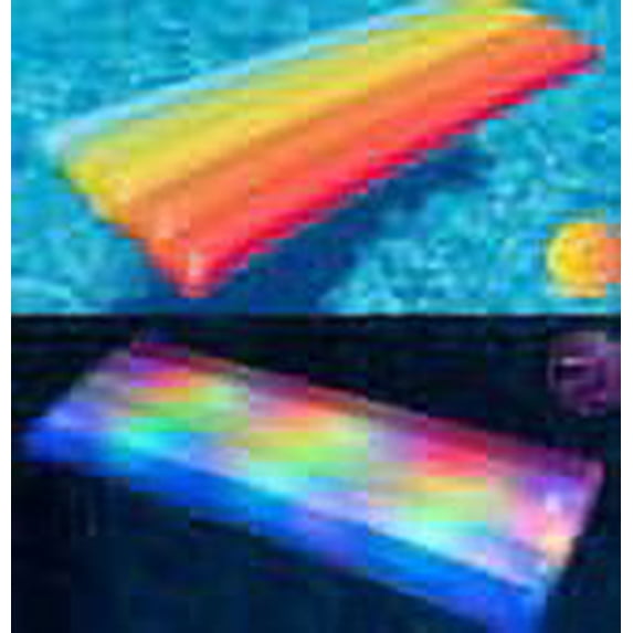 Merkury Innovations Led Color Changing Light Unisex Pool Raft, Pvc, Multicolor, 68.90"