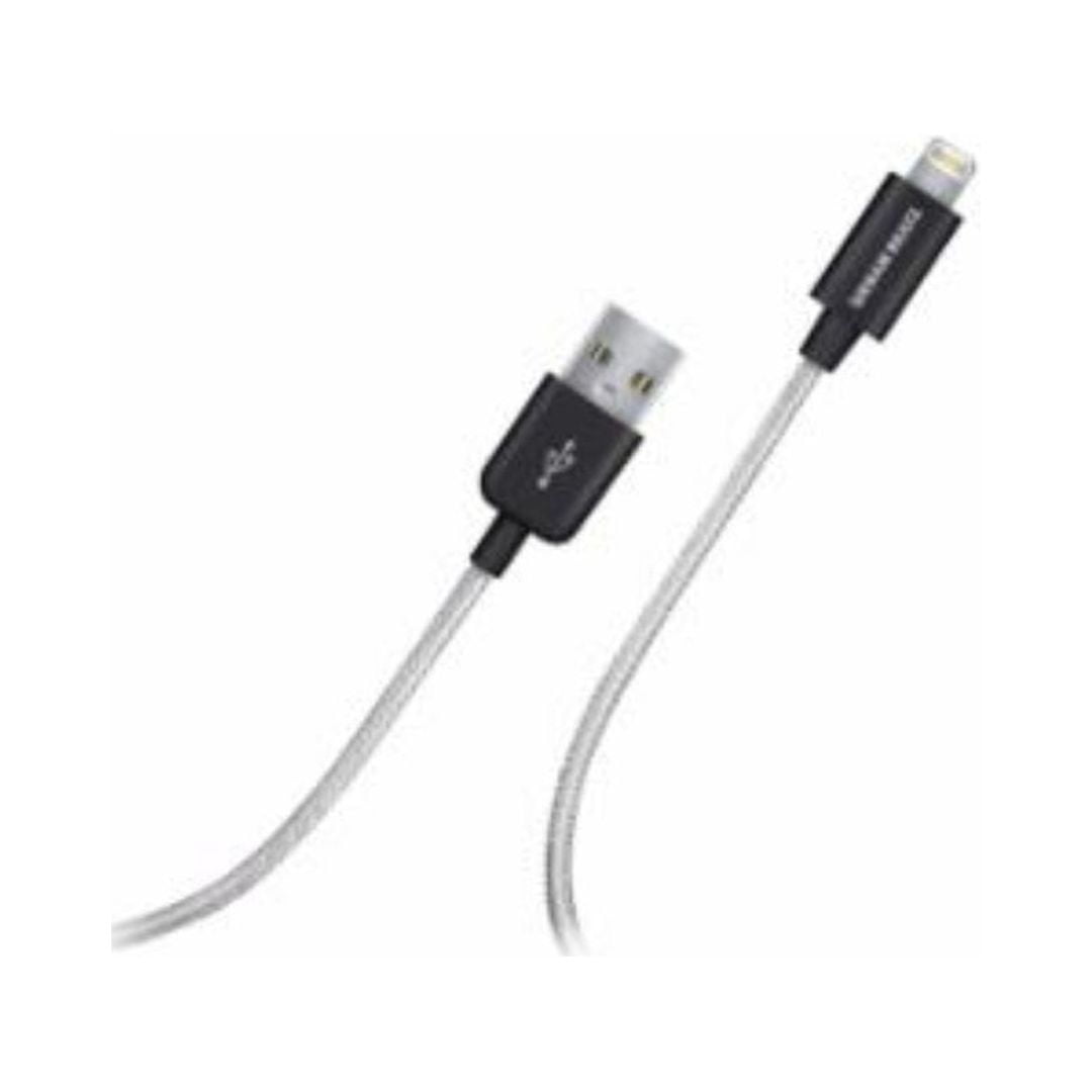 Merkury Innovations Lightning Cables Silver Woven Walmart
