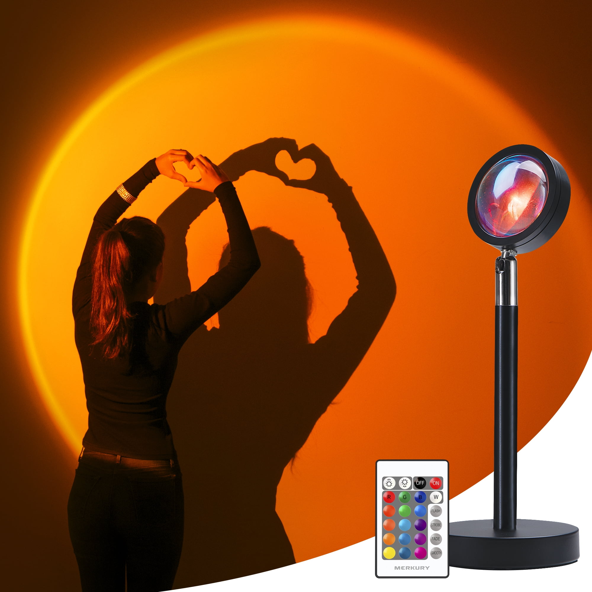 Merkury Innovations Multicolor RGB Sunset Lamp with Australia Ubuy