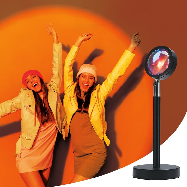 Merkury Innovations Sunset Lamp LED Projector with Remote