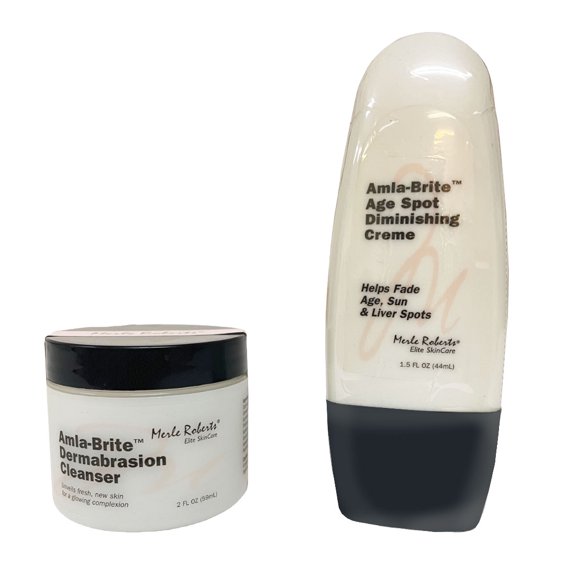 Merle Roberts Amla-Brite 2-Piece Ageless Renewal Facial System  Anti-Aging, Brightening Skincare Set
