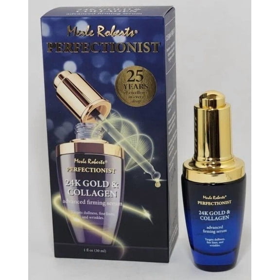 Merle Roberts Perfectionist 24K Gold & Collagen Advanced Firming Serum 1 oz