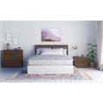 thumbnail image 1 of Merlin 4 Piece Queen Size Bedroom Set  Walnut and White, 1 of 2
