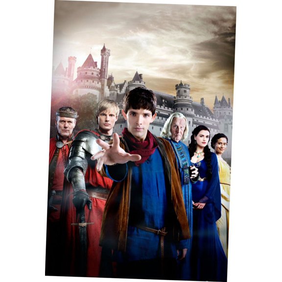 Merlin Movie Metal Sign 8inx 12in Art Print on Metal 8x12 Multi-Color Square Adults Best Posters
