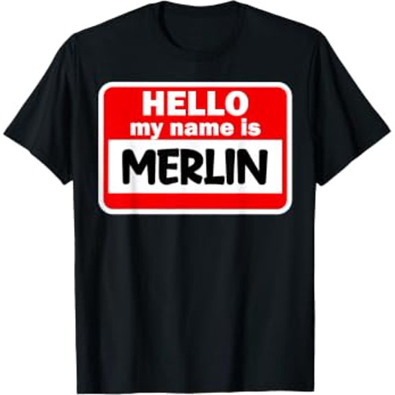 Merlin Name King Arthur Halloween Outfit T-Shirt
