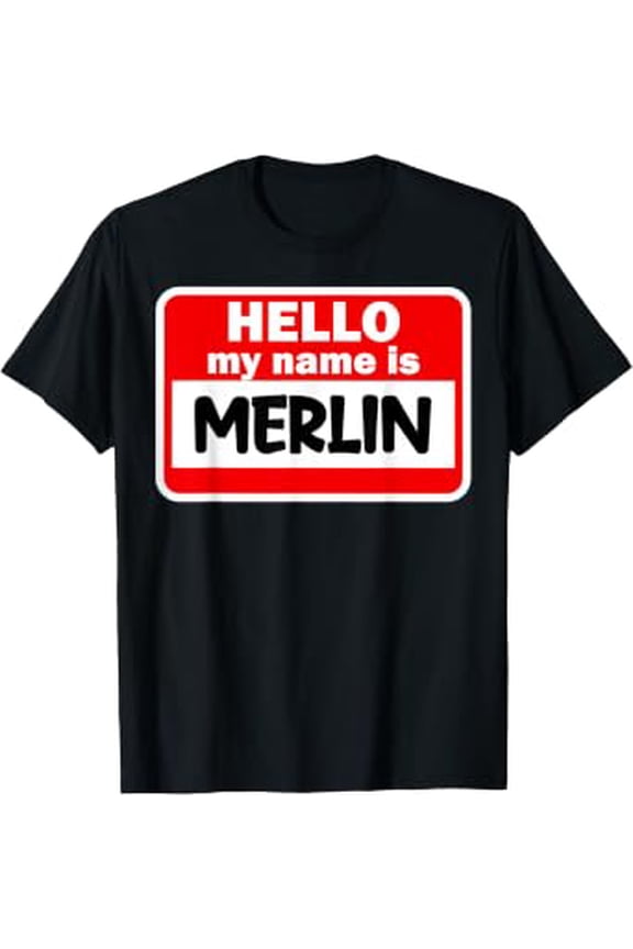 Merlin Name King Arthur Halloween Outfit T-Shirt