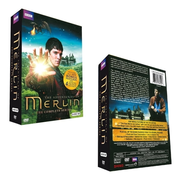 Merlin: The Complete Saga Seasons 1-5 (DVD Set, Free Shipping!)