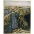 thumbnail image 1 of Merlin & Vivien Poster Print By Mary Evans Picture Libraryarthur Rackham (24 X 36), 1 of 3