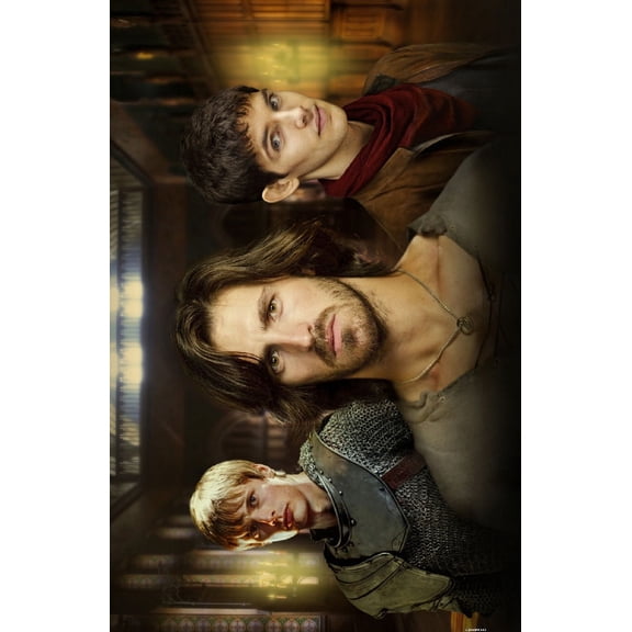 Merlin poster Metal Sign 8inx 12in Metal Art Print 8x12 #654160 Multi-Color Square Adults Z Posters