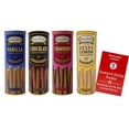 thumbnail image 1 of Dolcetto Premium Cream Filled Rolled Wafers Baked 4 Flavor Variety (1) Each: Vanilla, Chocolate, Strawberry, Zesty Lemon + MerlinsMart Zine, 1 of 6