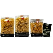 Garofalo Imported Italian Pasta 3 Shape Variety (1) each: Lumachine No. 56, Penne Ziti Lisce No. 69, Farfalline No. 23 (16 Ounces) + MerlinsMart Zine