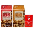 thumbnail image 1 of Harry & David Moose Munch Premium Popcorn 2 Flavor Variety, (1) Each: Dark Chocolate, Classic Caramel (4-4.5 Ounces) + MerlinsMart Zine, 1 of 8