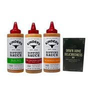 Kinder's Dipping Sauce 3 Flavors - (1) Each: Classic Burger, Chipotle Lime, The Chicken (12.6-12.7 Ounces) | MerlinsMart Zine
