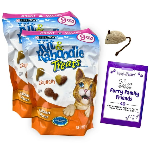 Kit and Kaboodle Crunchy Chicken Cat Treats - 2 Count | MerlinsMart Zine | Catnip Toy