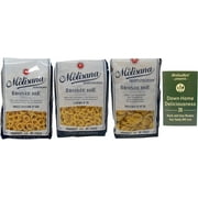 La Molisana Imported Italian Pasta 3 Shape Variety | (1) Each: Anelli Siciliani No. 60A, Elbows No. 70, Orecchiette No. 30 (16 Ounces) + MerlinsMart Zine