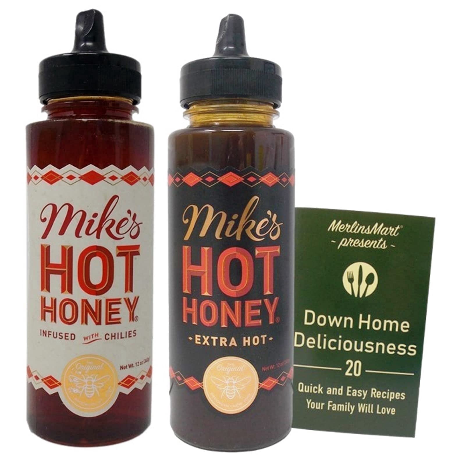Mike’s Hot Honey Sweet & Spicy Sauce Variety Pack – Hot & Extra Hot Dipping Sauce and Marinade – 2 Pack (12 oz Each) | MerlinsMart Zine | Mike's