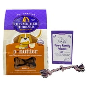 Old Mother Hubbard Classic P-Nuttier Natural Dog Treats | Small Sized Snacks | 20 oz | MerlinsMart Zine & Rope Toy