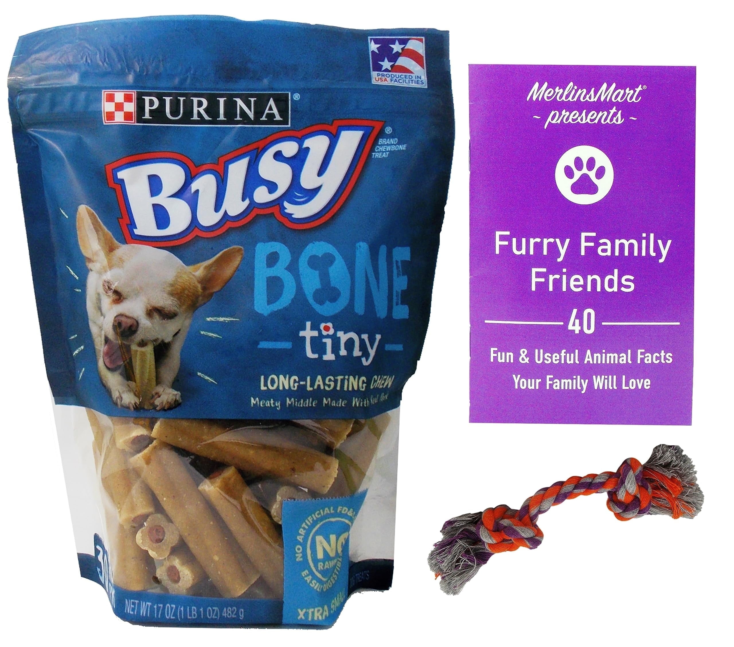 Purina Busy Bone Long Lasting Chews (30 Count) | MerlinsMart Zine | Rope Toy