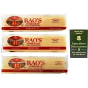 Rao's Homemade Imported Italian Pasta 3 Shape Variety - (1) Each: Spaghetti, Linguine, Fettucine (16 Ounces) + MerlinsMart Zine
