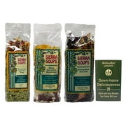 Sierra Dry Soup Mix 3 Flavor Variety (1) Each: Fresno Fog Split Pea, Mama Sorrenti's Minestrone, Sizzling Black Bean Chili + MerlinsMart Zine