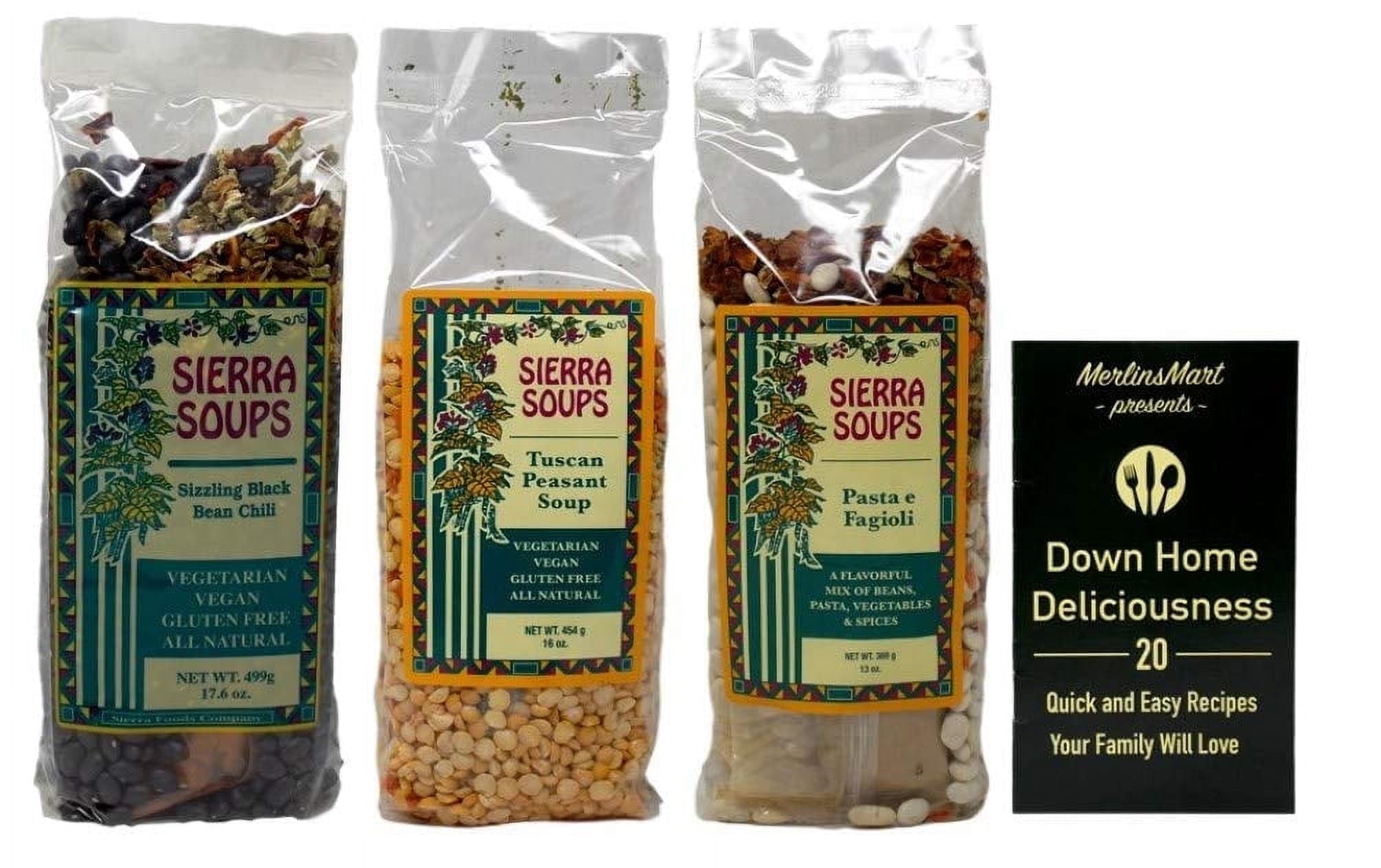 Sierra Soups Sizzling Black Bean Chili Mix - 17 Oz Bags (Pack Of 6), All Natural, No Added Salt Or Fat - View #6