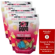 Sow Good Freeze Dried Candy - Crunchy Bears (1.5 Ounces) - 3 Count + MerlinsMart Zine