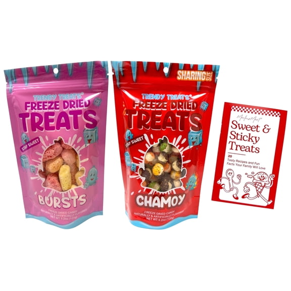 Crunchy Candy Variety (1) each: Bursts, Chamoy (4.2 Ounces) Freeze Dried | MerlinsMart Zine | Trendy Treats