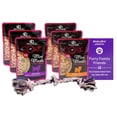 thumbnail image 1 of Small-Breed Dog Food, Mini Meals 6 Pouch Variety - (3) Each: Chunky Chicken Liver, Shredded Chicken Turkey Gravy (3 Ounces) MerlinsMart Zine | Rope Toy | Wellness Core, 1 of 5