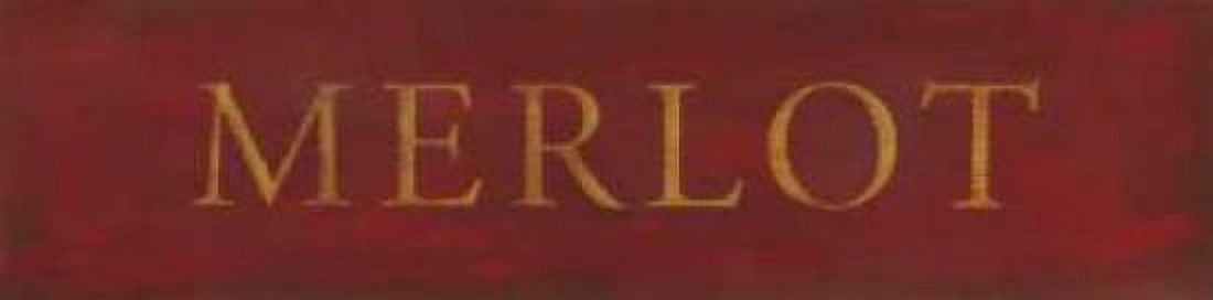 Merlot Canvas Art - Stephanie Marrott (12 x 36)
