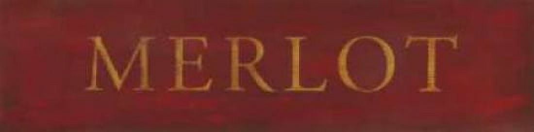 Merlot Canvas Art - Stephanie Marrott (8 x 24)