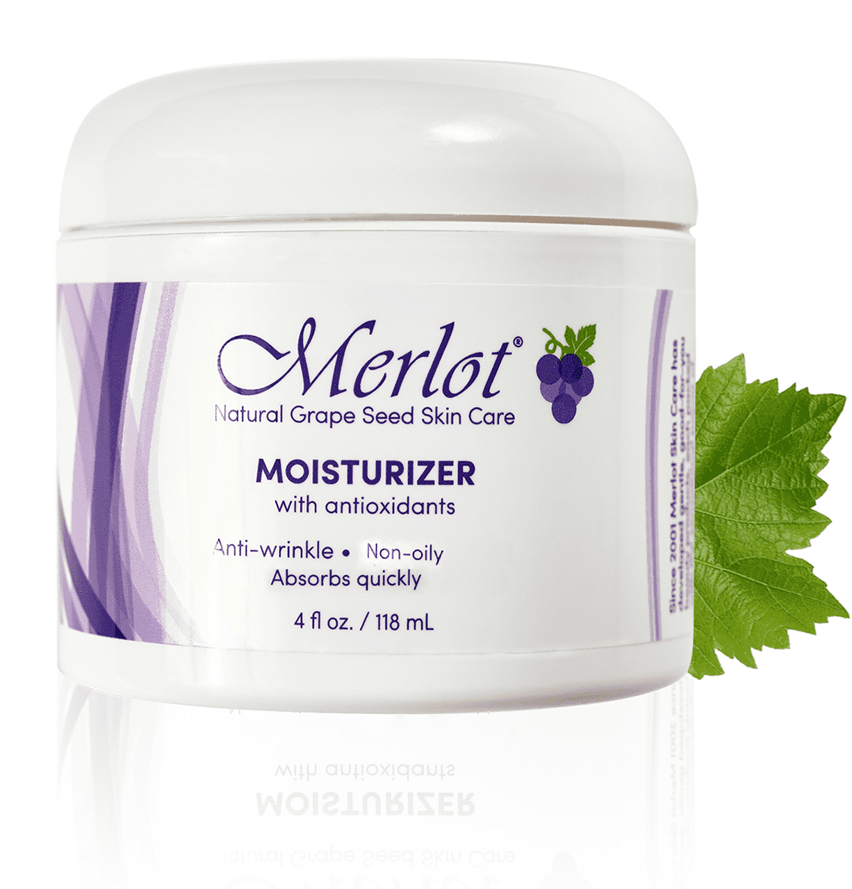 Merlot Natural Grape Seed Light Face Lotion, Antioxidant