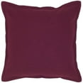 thumbnail image 1 of Merlot Solid Flange Edged Modern Down Throw Pillow, 1 of 1