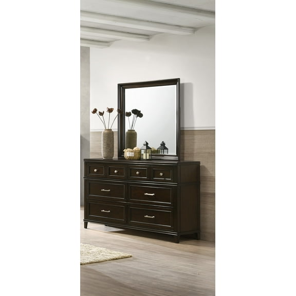 Merlot Square Mirror