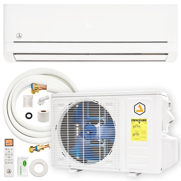 Merluxy 12000 Btu Mini Split Air Conditioner 220V 18 SEER2 Inverter with Diy Fast-Fit Set
