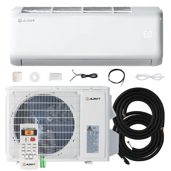 Merluxy 18000 Btu Mini Split Air Conditioner Heat Pump, SEER2 21 Inverter AC with Wifi Control, Compatible with Alexa, Cools up to 1250 Sq.ft