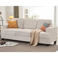 thumbnail image 1 of Merluxy 89 inch Sofa, Comfy Couch with Deep Seats, 3 Seater Sofa for Living Room, Beige Chenille, 1 of 7