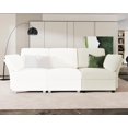 thumbnail image 1 of Merluxy Sectional Sofa- Modular Sectional Couch, Corner Seat(Offwhite Bouclé), 1 of 5