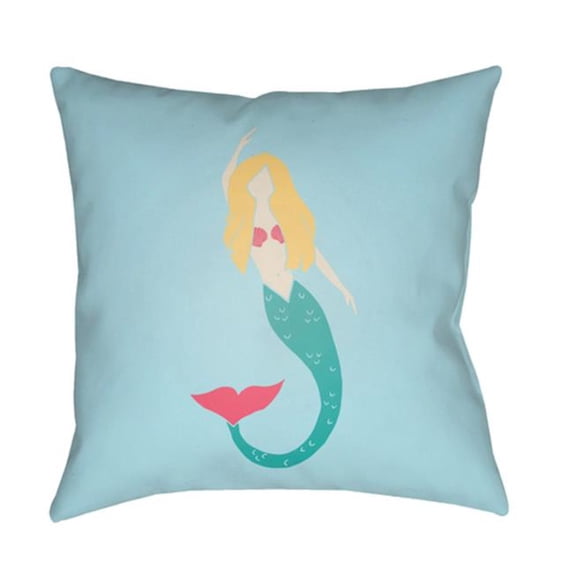 Mermaid 18 x 18 x 4 Throw Pillow
