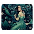 thumbnail image 1 of Mermaid 8.3x9.8 Inch Square Printed Desk Mat Mouse Pad for Office and Gaming, Non-Slip Rubber Bottom, 1 of 6