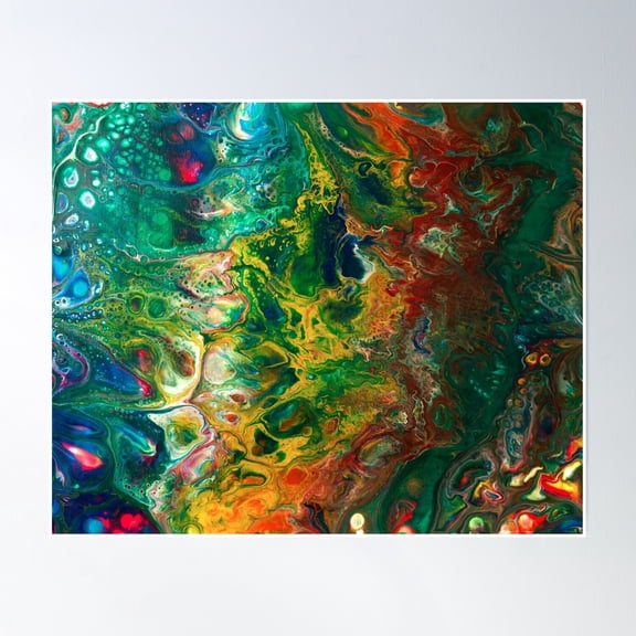 Mermaid And Sea Dog Poster Wall Art, Modern Wall Decor, 8x12 UNFRAMED