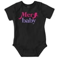 thumbnail image 1 of Mermaid Babe Funny Cute Beach Babies Bodysuit Jumper Girls Infant Baby Brisco Brands 12M, 1 of 6