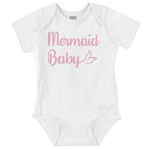 Mermaid Baby Ocean Sea Princess Bodysuit Jumper Girls Infant Baby Brisco Brands 12M