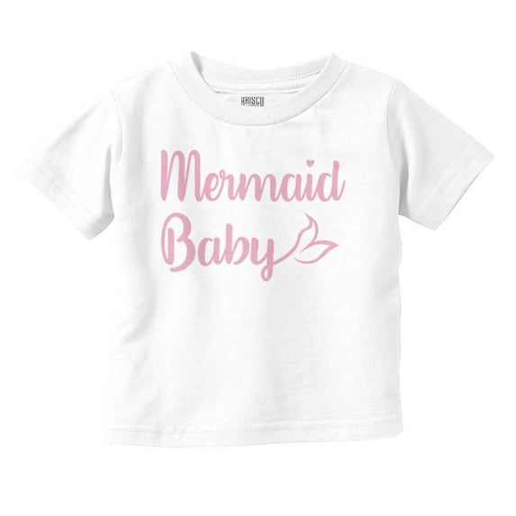 Mermaid Baby Ocean Sea Princess Youth T Shirt Tee Girls Infant Toddler Brisco Brands 24M