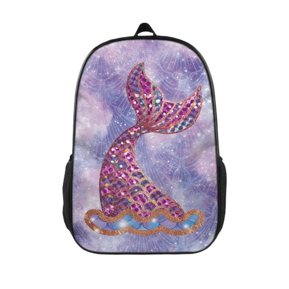 Mermaid Backpack 17 Inches Large Capacity Casual Daily Commuter Backpack