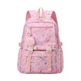 thumbnail image 1 of Mermaid Backpack Lightweight Water Resistant School Bags Bookbags with Plush Charm 2026 Back-to-School(Pink,A), 1 of 5