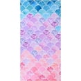 thumbnail image 1 of Mermaid Beach Towel, Soft Microfiber, Quick Dry, Absorbent, Sand Free, Lightweight for Kids, Girls, Women, Ideal for Pool, Travel, Bath, Perfect Mermaid Gifts, 1 of 6