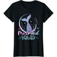 thumbnail image 1 of Mermaid Birthday Squad Party Girls Women Mermaid T-Shirt, 1 of 4