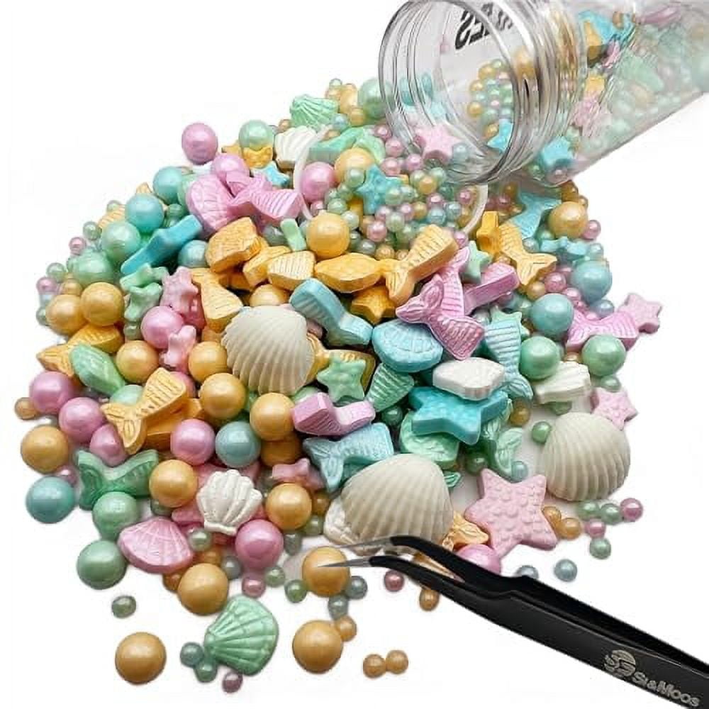 Mermaid Cake Topper Mermaid Cake Decorations Mermaid Sprinkles